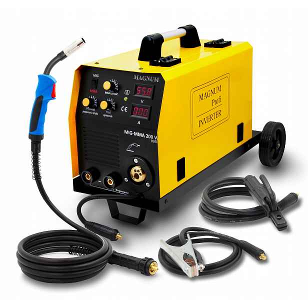 Svařovací stroj Magnum Mig 200W Mma Igbt Poloautomat 200 W