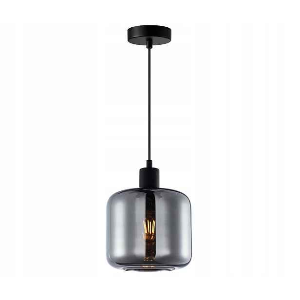 Závěsné stropní svítidlo elegantní černý lustr do obývacího pokoje kuchyně Maluna