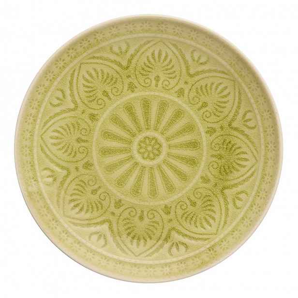 Butlers SUMATRA Talíř 25 cm - limetková