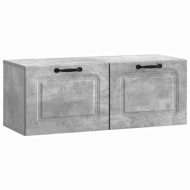 vidaXL Nástěnná TV skříň Nástěnný Betonově šedá 78,5 x 31 x 30 cm