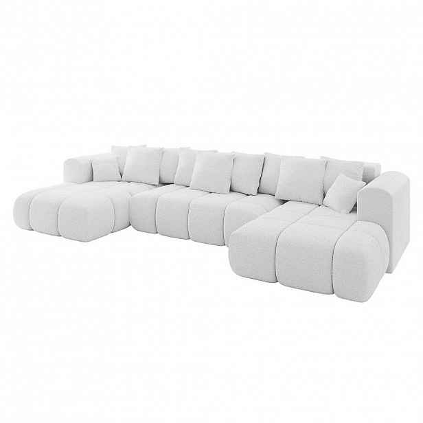 ALTDECOR SEDACÍ SOUPRAVA CLOUD-U-v1 405x185x90, bílá, buklé