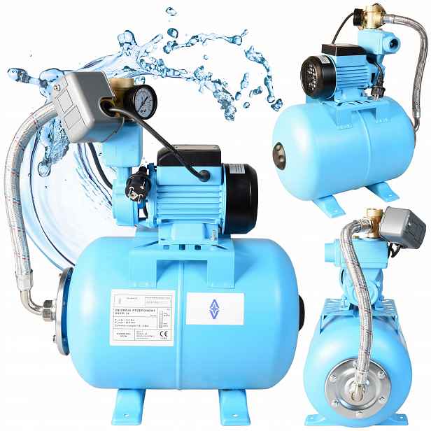 Hydrofor Na Vodu 24L Hydroforová pumpa Wzp 250 W 2100 l/h Výkonná