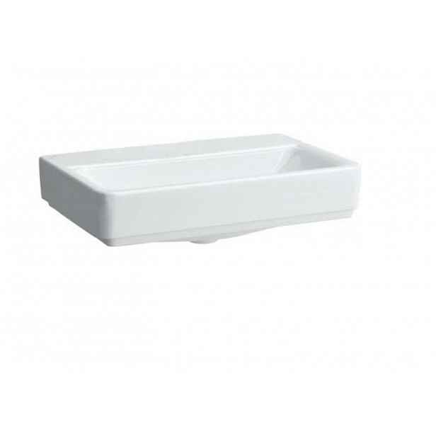 Laufen Pro S - Umyvadlo Compact, 55x38 cm, bez otvoru pro baterii, bez přepadu, s LCC, bílá H8179584001421