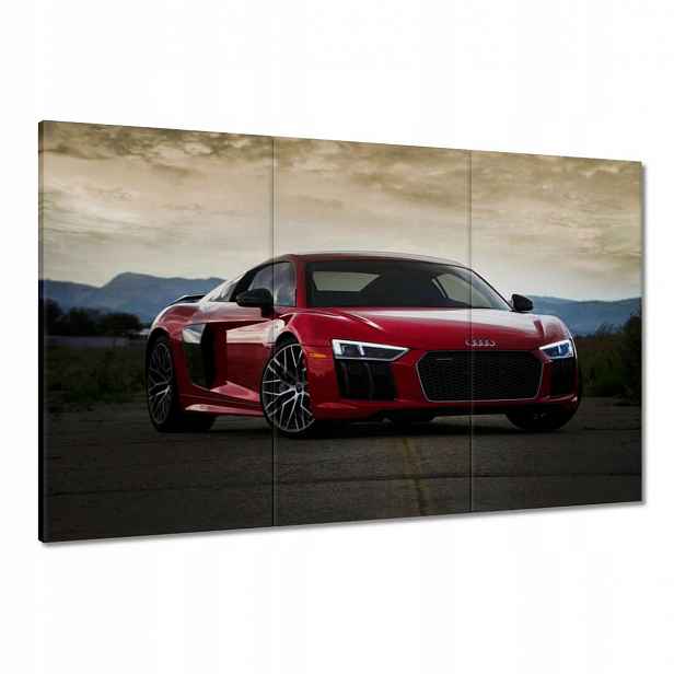 Obrazy 120x80 Červené Audi Auto