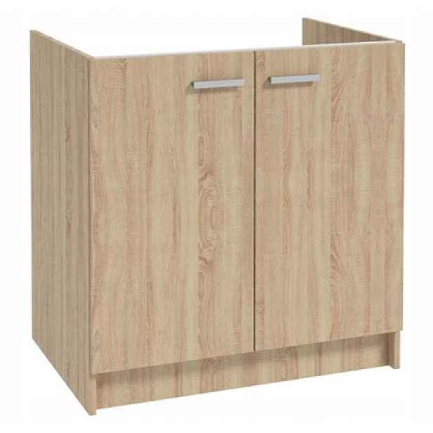 Kuchyňská skříňka pod dřez 80x46,5 stojící dub donoma Pevná