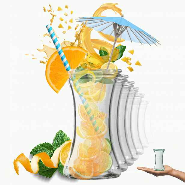 Sklenice Weck 200 ml sklenice ozdobné Deli na dezerty pohárky 12 Ks