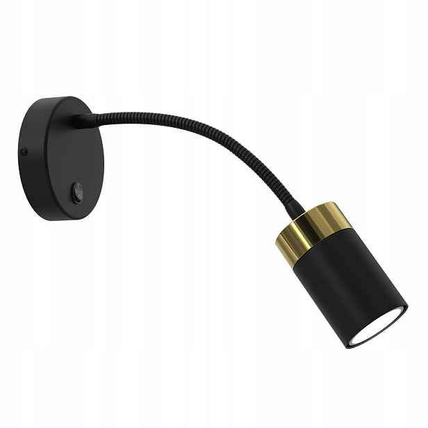 Nástěnné svítidlo flex Joker Black/gold 1xGU10