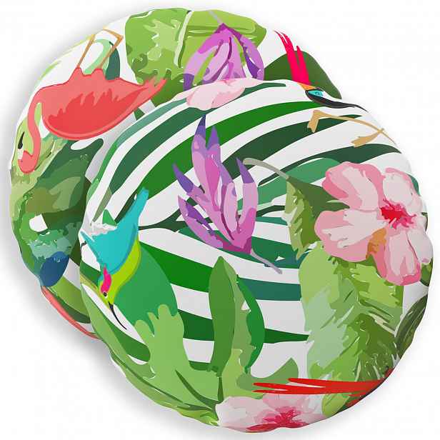 vidaXL Povlak na polštář 2 pcs HEERLEN Vícebarevný Ø 40 cm Polyester
