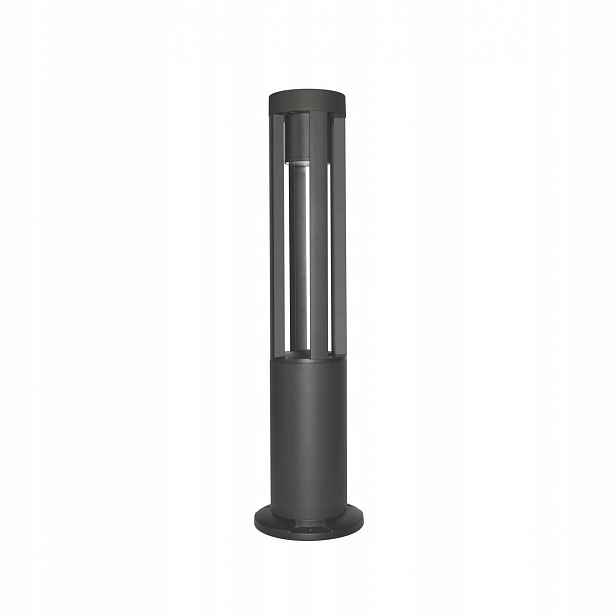 Zahradní sloupková Led lampa Ratel Černá IP54 Moderní Italux