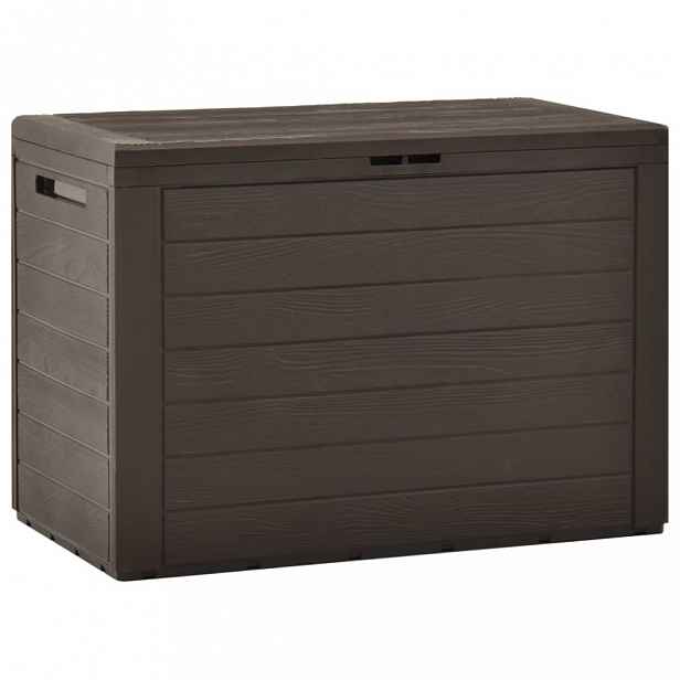 Zahradní úložný box 190 l Hnědá