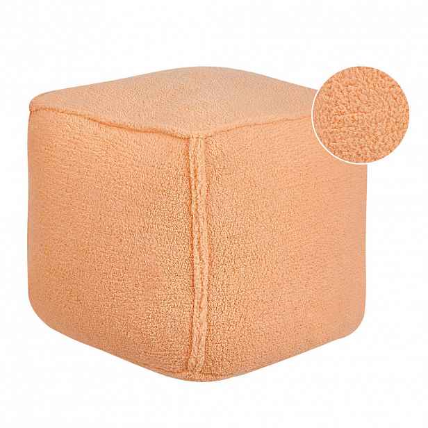 Beliani PUF Oranžový Alipur