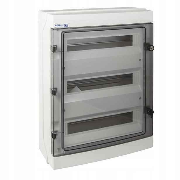 Nástěnný rozvaděč RH-54/3 (n+pe) 3x18 IP65 1000V DC