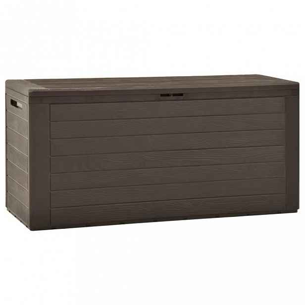 Zahradní úložný box 290l Hnědá