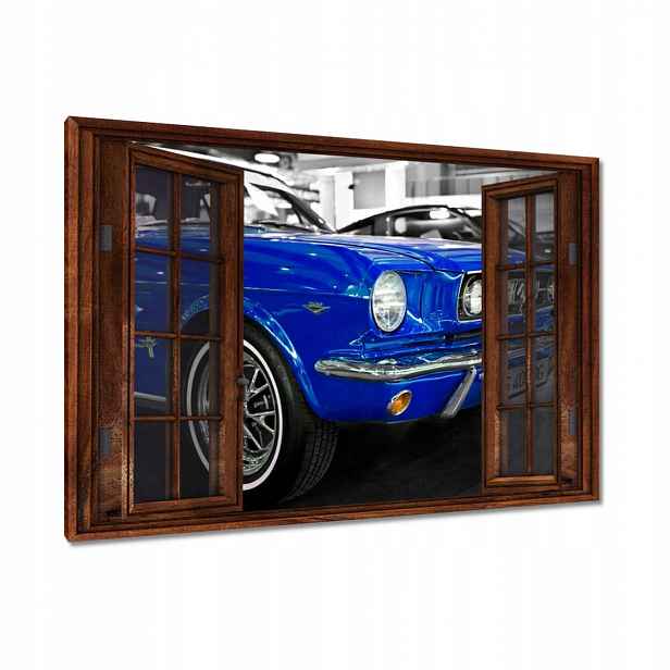 Obrazy 90x60 Modrý Ford Mustang