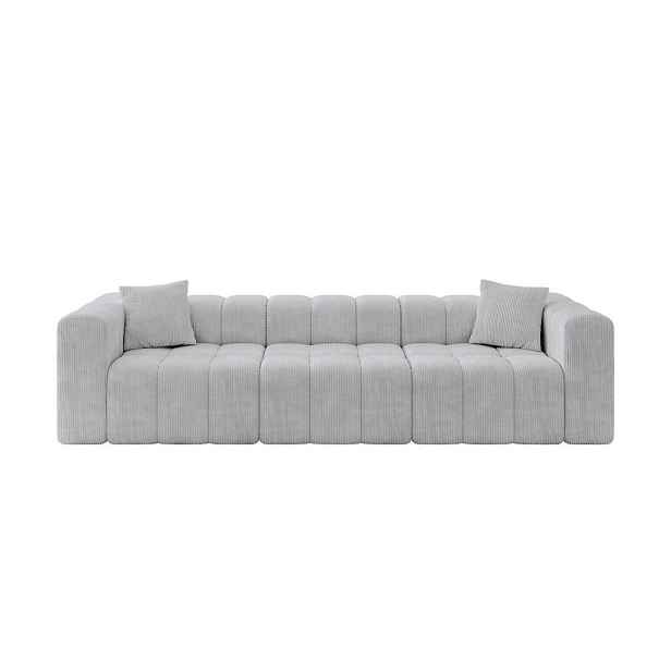 ALTDECOR POHOVKA 3-MÍSTNÁ DONY-3 315x90x71 cm Šedá Manšestr