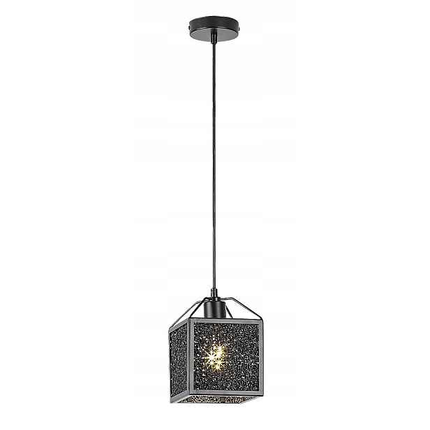 Moderní závěsná lampa s ozdobným stínidlem z krychle 1xE27 40W Samilo Rabalux