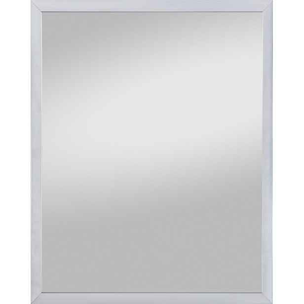 Nástěnné zrcadlo Bente 42x52 cm, nerezový vzhled