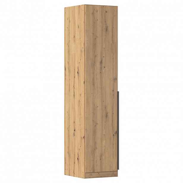 Rauch Möbel ŠATNÍ SKŘÍŇ S OTOČNÝMI DVEŘMI, tmavě šedá, dub artisan, 47/229/54 cm