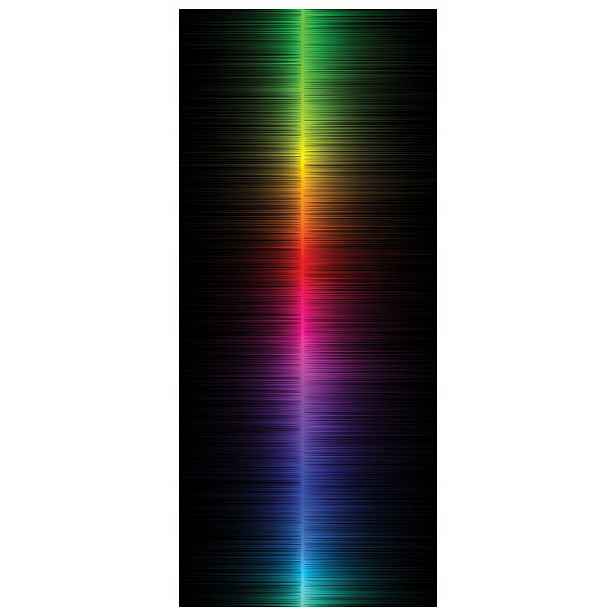 Samolepka Fototapeta Spektrum energie abstrakce 91x211 moderní barvy