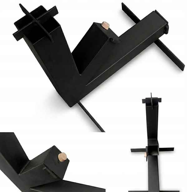 Zahradní raketová kamna 8 x 8 cm – ručně vyrobená, do zahrady, na kempování