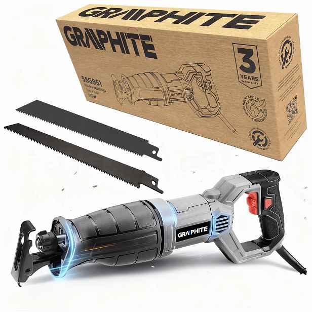 Graphite Šavlová pila 710W Pila ocaska pila ocaska 58G961