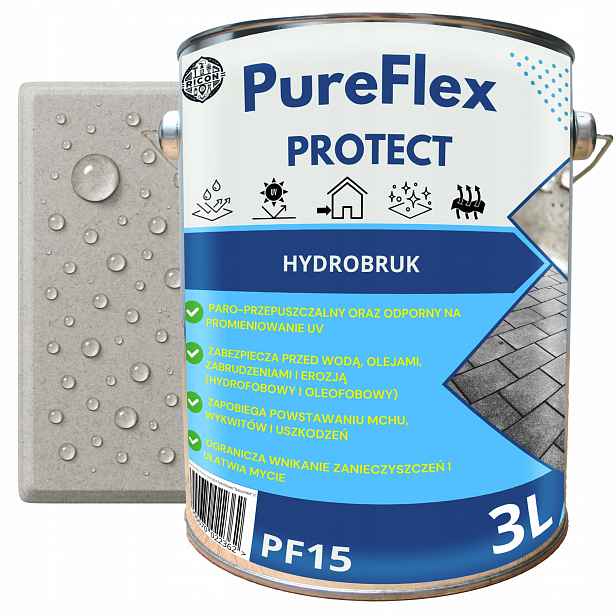 Hydrofobní Impregnace Pro Dlažební Kostky Z Betonu 3L