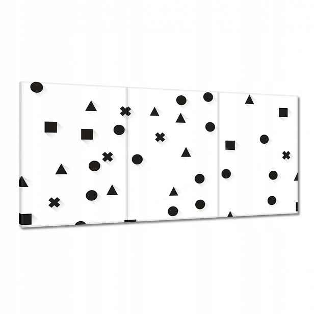 Obrazy 180x90 Černobílá geometrie
