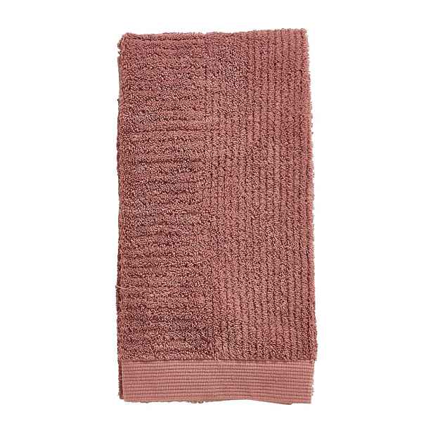 Světle červený froté bavlněný ručník 50x100 cm Classic – Zone