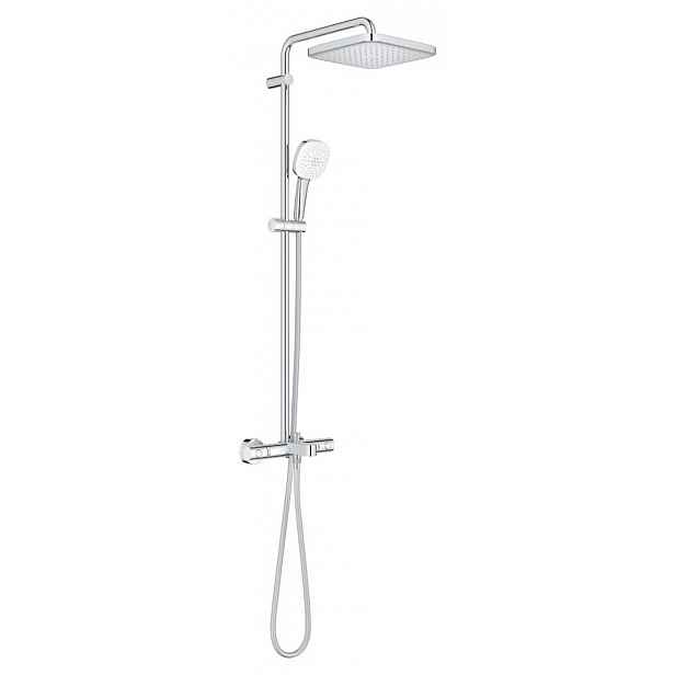 Sprchový systém Grohe Tempesta Cube System s vanovým termostatem chrom 26975001