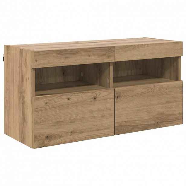 vidaXL TV wall cabinet 80 x 30 x 40 cm Artisanový dub Kompozitní dřevo