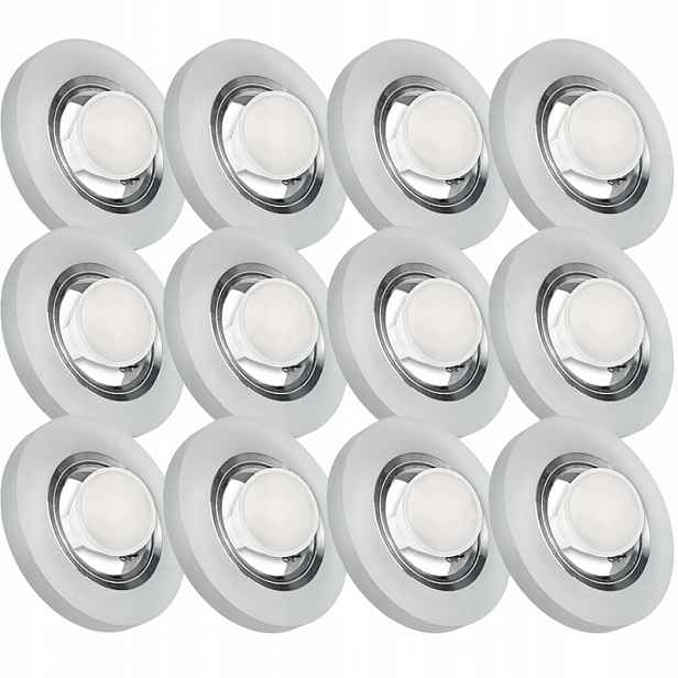 12X Skleněná Zapuštěná Lampička S Velmi Silným Sklo Led Žárovka 1.5 W