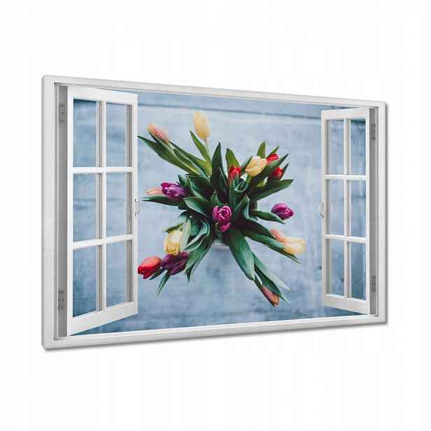 Obrazy 90x60 Tulipány Kytice květin