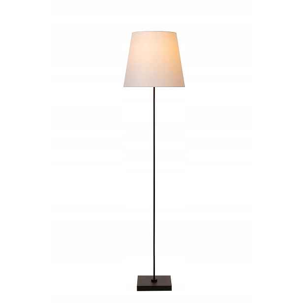 Stojací podlahová lampa Pendio Lucide 150 cm černobílá E27 40W