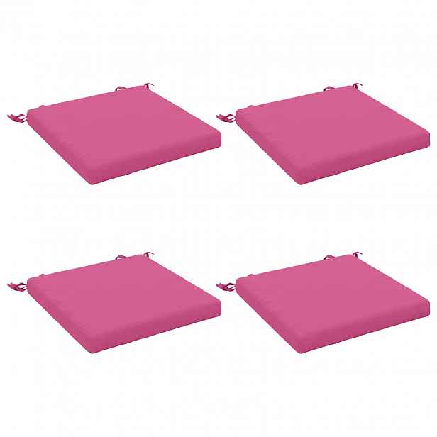 vidaXL Polstry ve 4 kusech SOEST 4 ks 100% polyester Růžová