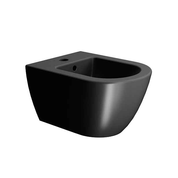 GSI PURA bidet závěsný 36x50cm, černá mat