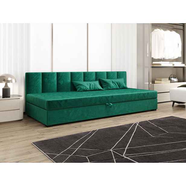 Jednolůžková postel 80x195 MANKA BIZ 2 - zelená