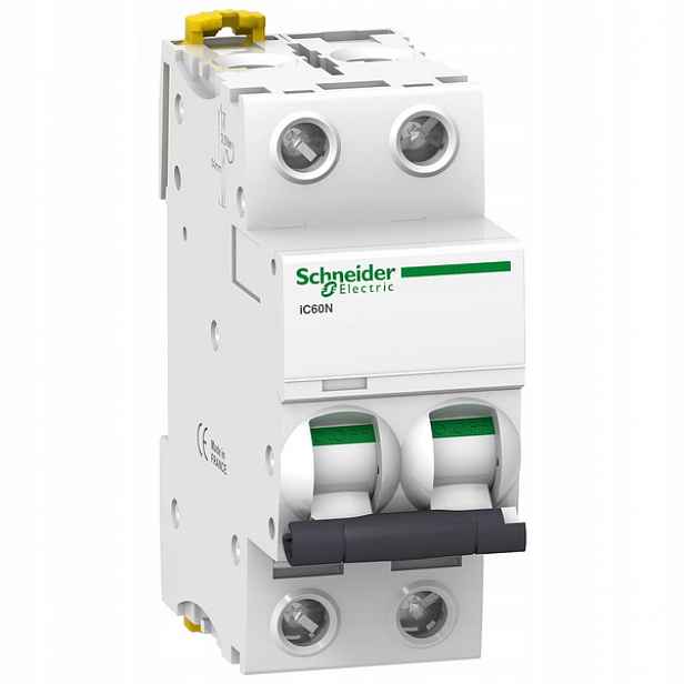 Schneider Electric nadproudový vypínač Acti9 iC60N 2P 2A D A9F75202