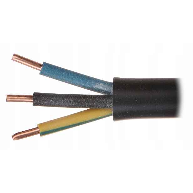 Kabel Kulatý elektrický Yky Delta 3 x 1,5