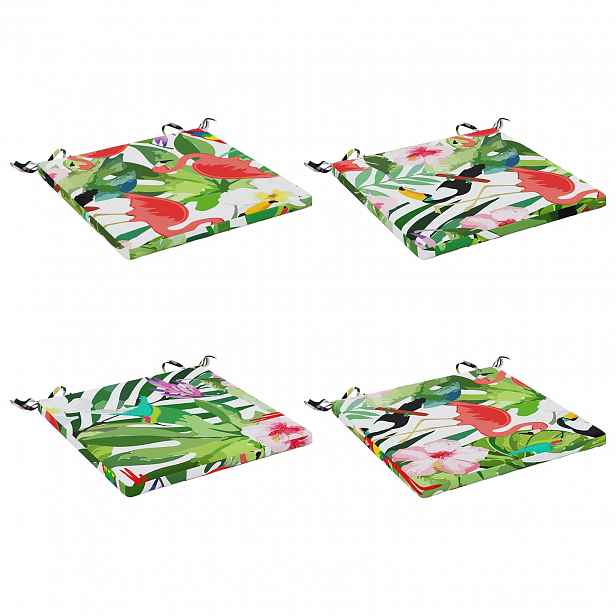 vidaXL Polstry ve 4 kusech SOEST 4 ks 100% polyester Vícebarevný