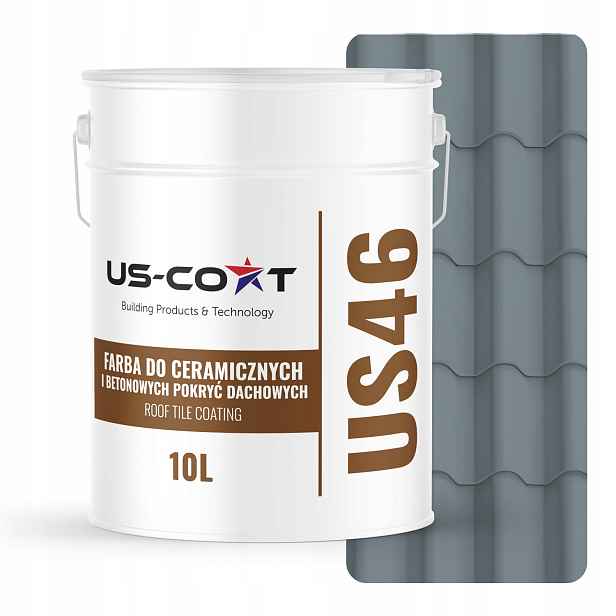 Barva Na Keramické Betonové Střechy Veverka Šedá RAL7000 10L Matná