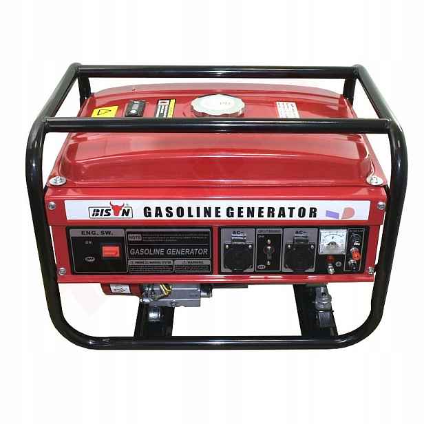 Generátor Proudu 2,8/ 3 kW 3000 W Jednofázový 230 V Avr Benzín Měď