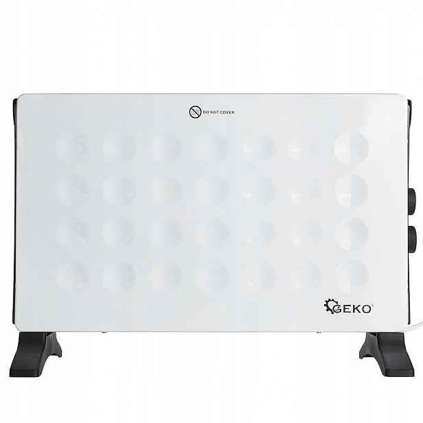 Konvektorový ohřívač Geko G80443 Modern Elegant 2000W IPX0, volně stojící