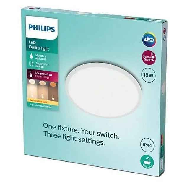 Stropní reflektor kulatý Philips bílý