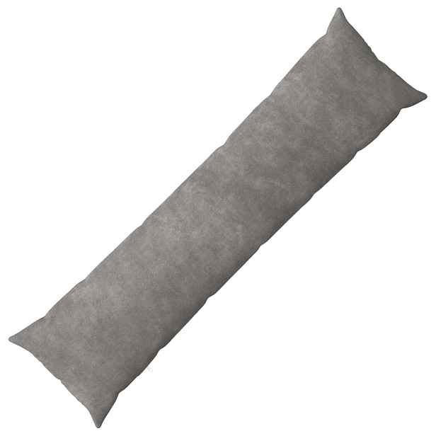 vidaXL Polštář HEERLEN Světle šedá 40 x 145 cm Mikrovláknová fleece