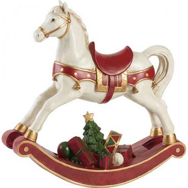 Villeroy & Boch Winter Collage Accessoires houpací kůň, 33 cm