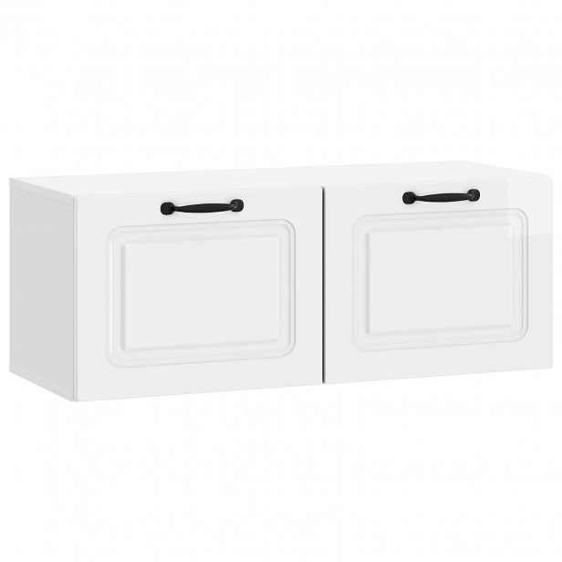 vidaXL Nástěnná TV skříň Bílá s vysokým leskem 78,5 x 31 x 30 cm
