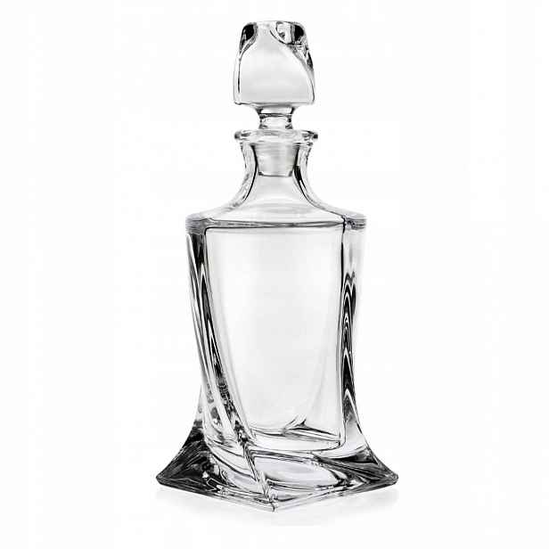 Exkluzivní Krystalová karafa na whisky a víno Bohemia Quadro 400 ml