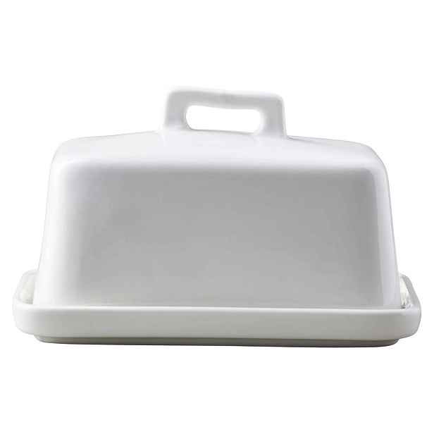 Máslenka Epicurious, 17 cm, bílá