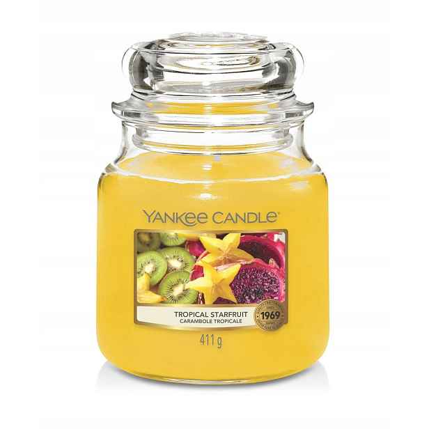 Tradiční parafínová svíčka Tropical Starfruit Yankee Candle 1 ks