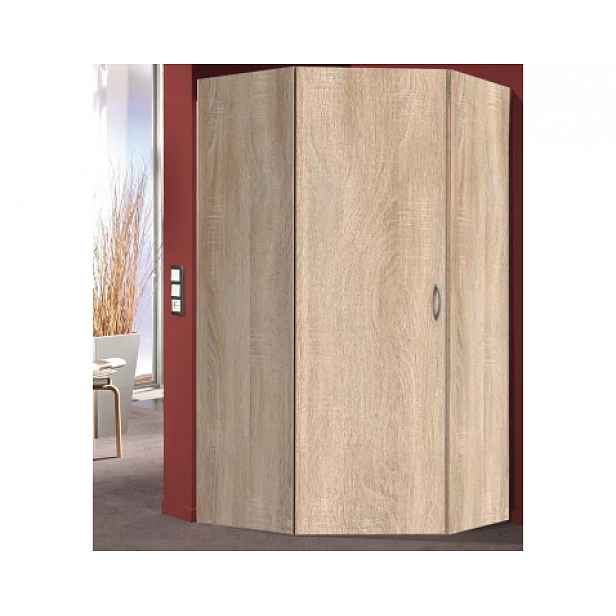 Rohová skříň Multiraum, 80 cm, dub sonoma